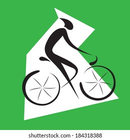 Cyclist icon