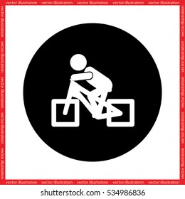 Cyclist Icon
