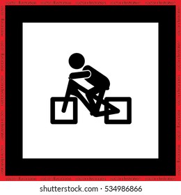 Cyclist Icon