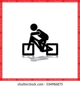 Cyclist Icon