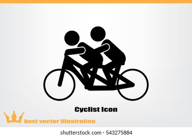Cyclist Icon