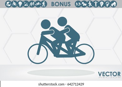 Cyclist Icon