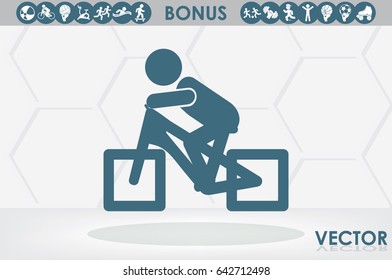 Cyclist Icon