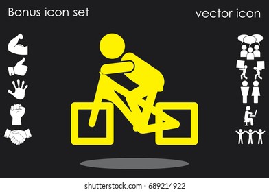 Cyclist Icon