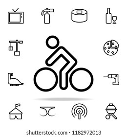 cyclist icon. web icons universal set for web and mobile