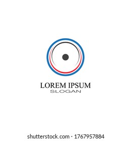 Cyclist logo template Bicycle vector design. 