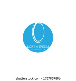 Cyclist logo template Bicycle vector design. 