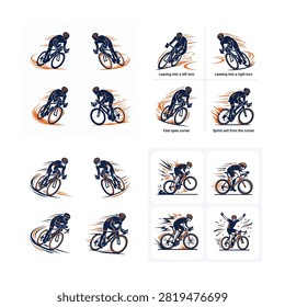 Cyclist racing in competitive time trial position on road bike And, international sports event, multi sport competition, athletics championship, sports tournament, Commonwealth Games