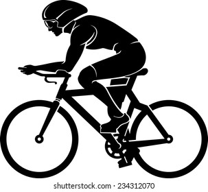 Cyclist Silhouette