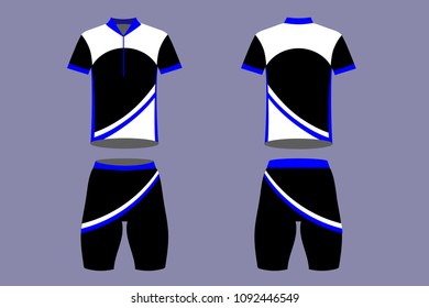 Cyclist sportswear 035, Brilliant Blue sky