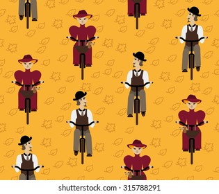 Cyclists (retro)
