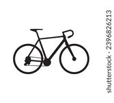 cyclocross bike icon vector template illustration logo design