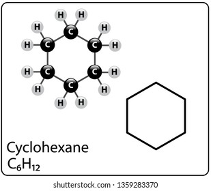 Cyclohexane. Molecule Structure