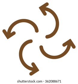 Cyclone Arrows Icon