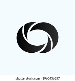 Cyclone circle abstract logo design vector concept illustration