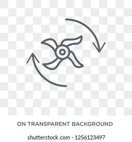Cyclone icon. Cyclone design concept from  collection. Simple element vector illustration on transparent background.