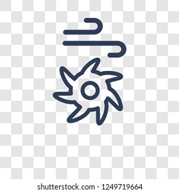 Cyclone icon. Trendy Cyclone logo concept on transparent background from Weather collection