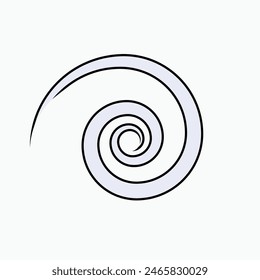 Cyclone Icon. Typhoon, Hurricane Symbol.    