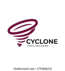 vector de icono de ciclón aislado