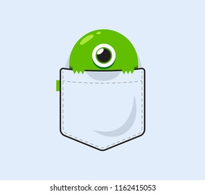 a cyclops behind the pocket