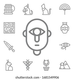 Icono de Cyclops. Iconos de mitología conjunto universal para web y móvil