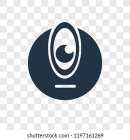 Cyclops vector icon isolated on transparent background, Cyclops transparency logo concept