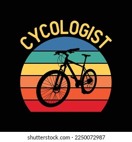 Cycologist Women Vintage Bicycle Design - Cyclists Gift