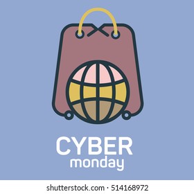 Cyder Monday shopping concept.