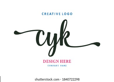 El logotipo de la inscripción en el CYK es sencillo, fácil de entender y autoritario