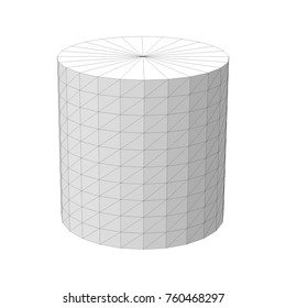 cylinder 3d vector