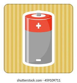 Cylinder battery icon