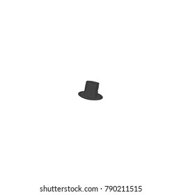 Cylinder cap icon isolated on white background