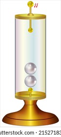 Cylinder for Dancing Pith Balls