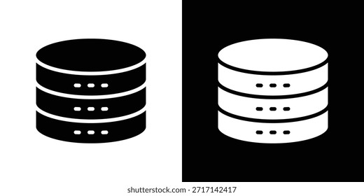 Cylinder database icon vector design element vector eps 10