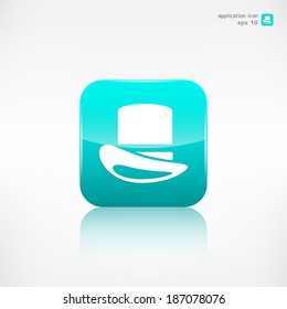 Cylinder hat  icon