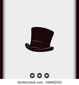 Cylinder hat vector illustration.