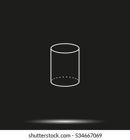 Cylinder icon.