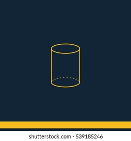 Cylinder icon.