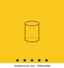 Cylinder icon.