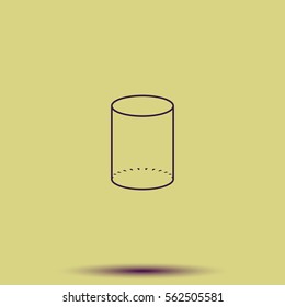 Cylinder icon.