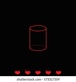 Cylinder icon.