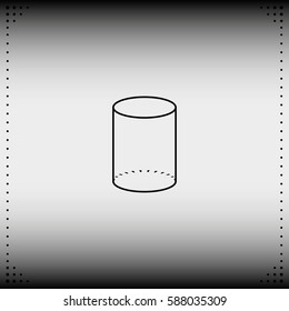 Cylinder icon.