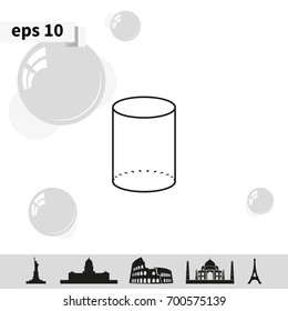 Cylinder icon.