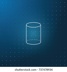 Cylinder icon.