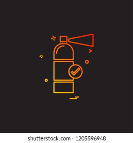 Cylinder icon design vector