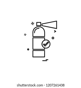 Cylinder icon design vector