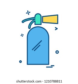 Cylinder icon design vector