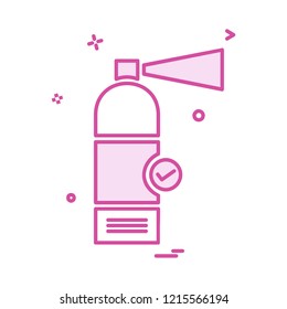 Cylinder icon design vector 