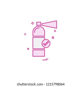 Cylinder icon design vector