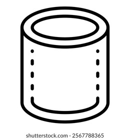 Cylinder Icon Element For Design